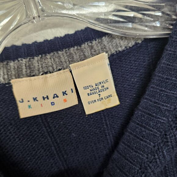 Lot Of 6 Boy's Size 6-7 Tops Quarter Zip Sweater Vest and Polo Sweaters Y2K - Picture 5 of 9